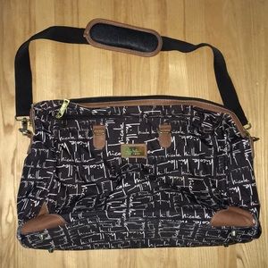 Large tote with long strap